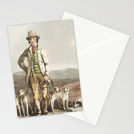 Vintage English life illustration 19th century in Yorkshire Stationery Card