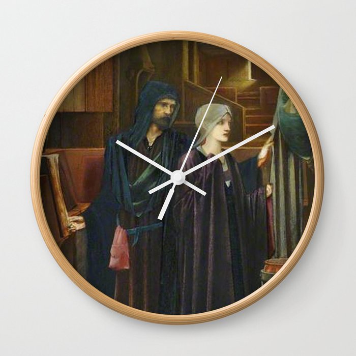  The Wizard - Edward Burne-Jones Wall Clock