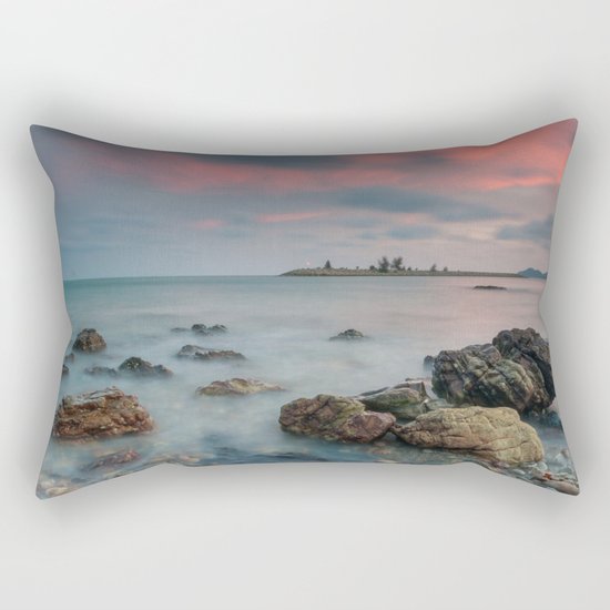 sea nature beach 4 Rectangular Pillow