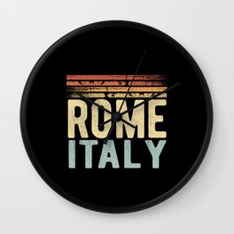 Rome Italy Wall Clock