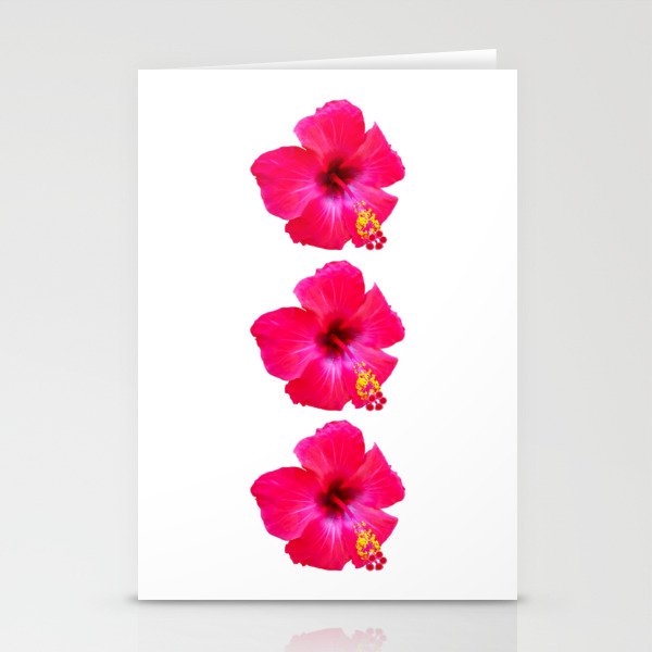 Red Hibiscus Stationery Cards