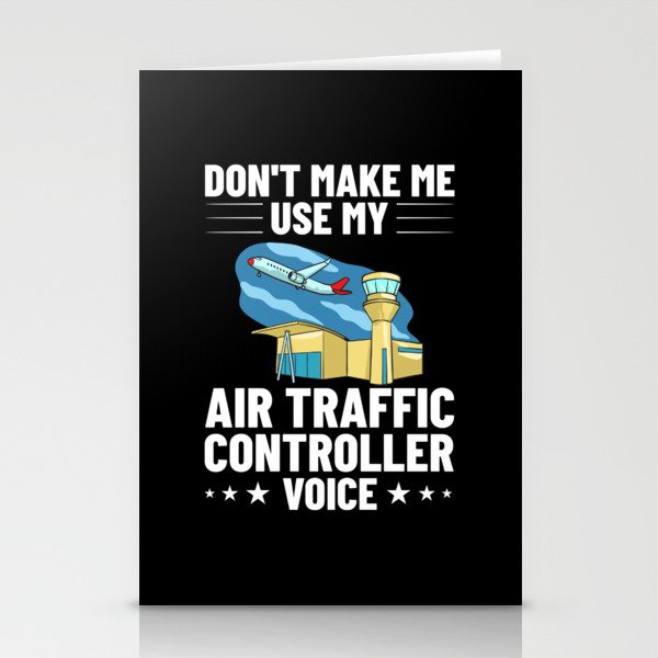 Air Traffic Controller Flight Director Tower Stationery Cards