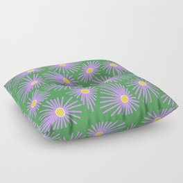 New England Asters Floor Pillow