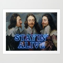 Stayin' Alive - Disco Art Print