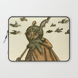 Owl dressed as a soldier Laptop Sleeve