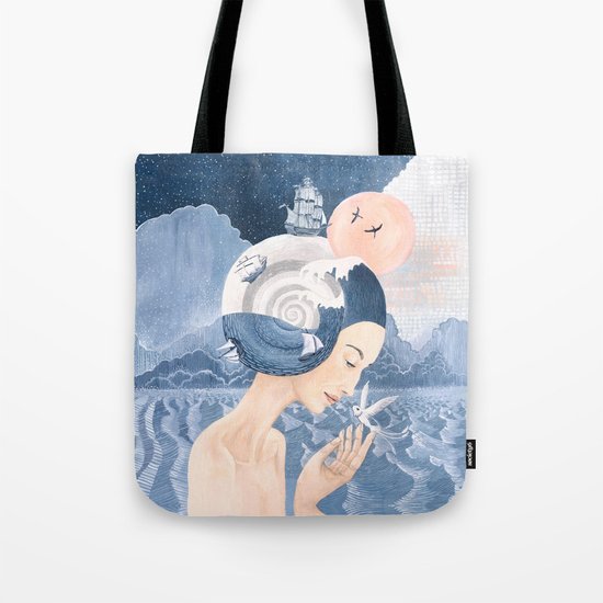Sound of Sea Tote Bag
