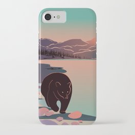 Mountain Bear - Sunset iPhone Case