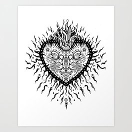 Sacred Heart Art Print