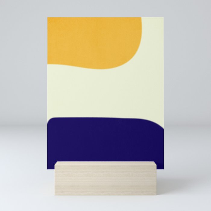 Abstract Geometric Shape Blured Mini Art Print