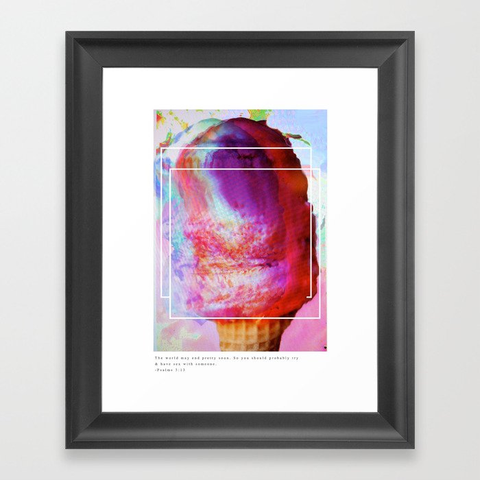 iScream Framed Art Print