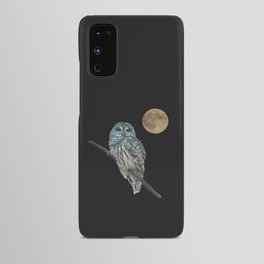 Owl, See the Moon: Barred Owl Android Case