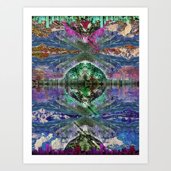 NO MAN IS AN ISLAND Art Print