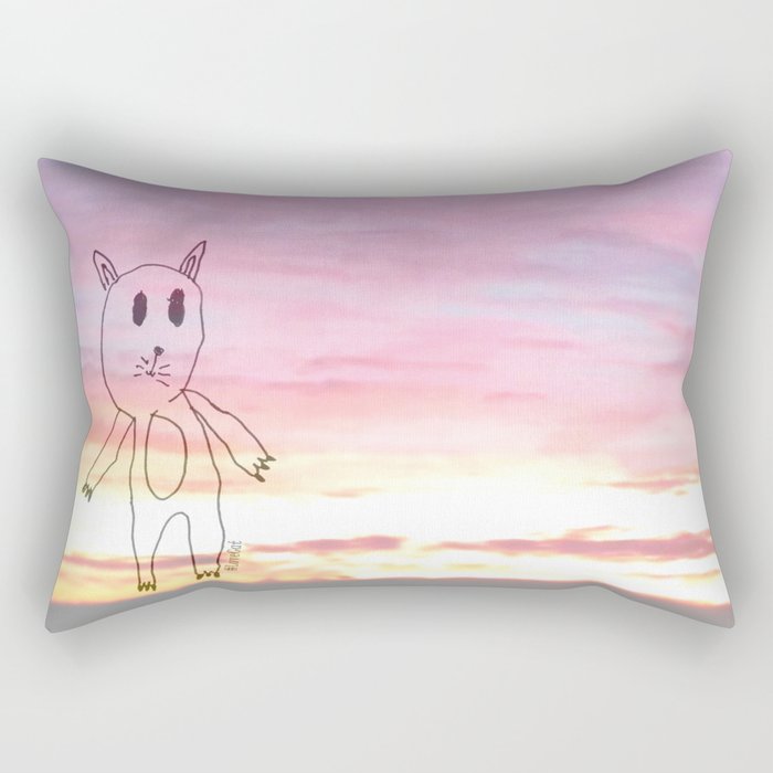#LOVECAT - Shifty Catter  Rectangular Pillow