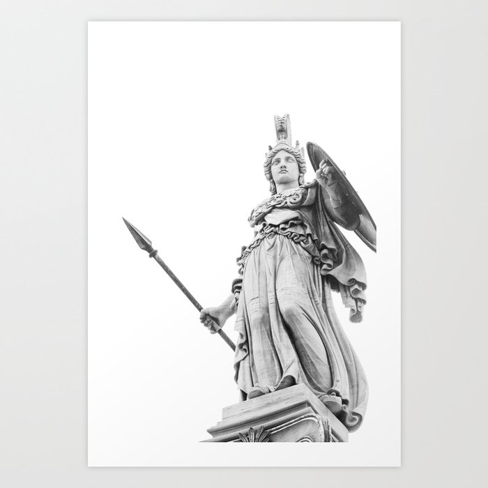 Athena Goddess of Wisdom #1 #wall #art #society6 Art Print