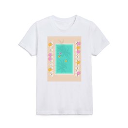 Palm Springs Rectangle Pool Aerial Kids T Shirt