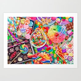 Candylicious Art Print