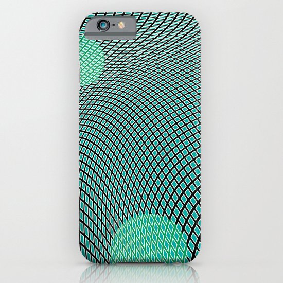 mod-century grid iPhone & iPod Case