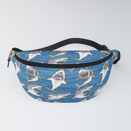 Great White Sharks Galore! Fanny Pack