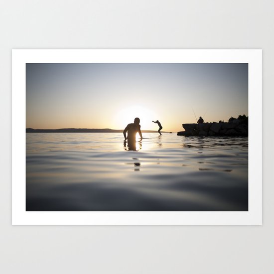 Exit sea Art Print
