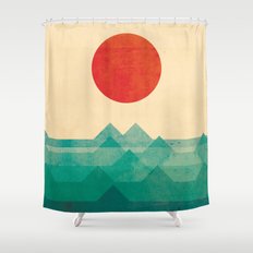 Artistic Shower Curtains Rw2 Shower Curtain Art Mermaid Green