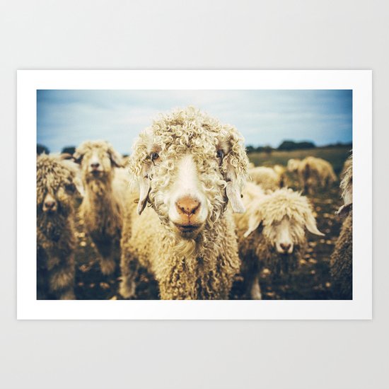 Curly I Art Print