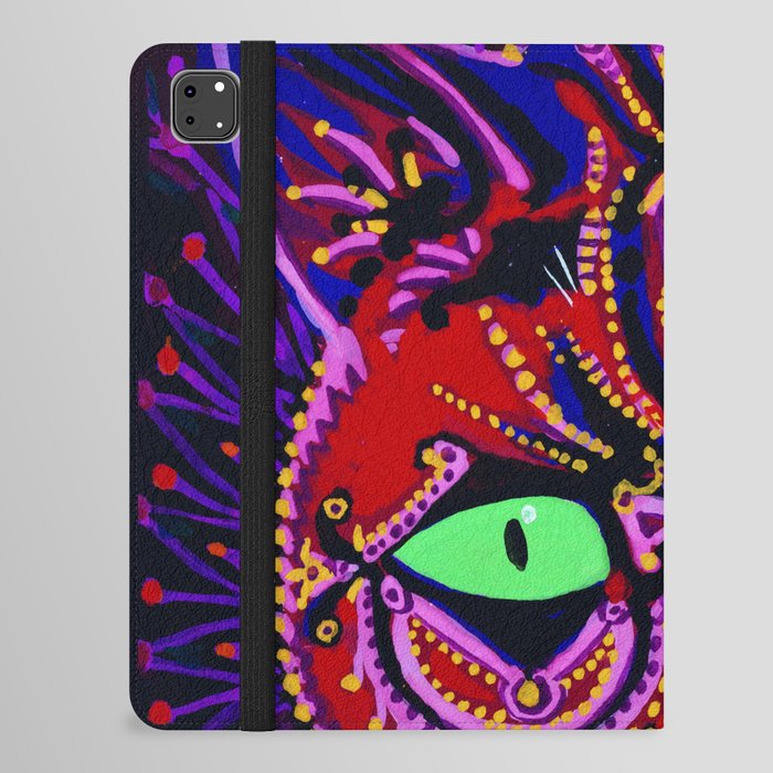 Cat By Louis Wain | Vintage Psychedelic Cat By Louis Wain | Cat iPad Folio Case