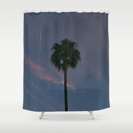 palm tree in california iii, in december Shower Curtain