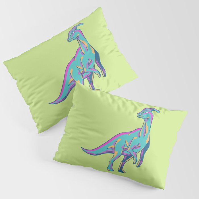 Stylised Parasaurolophus Pillow Sham