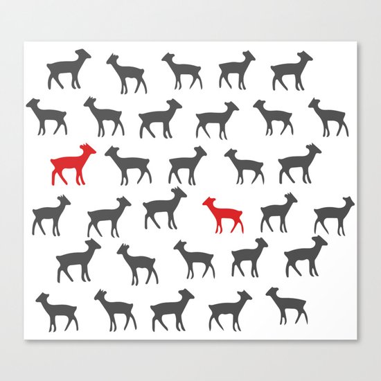 Searching Canvas Print