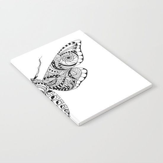 Black butterfly Notebook