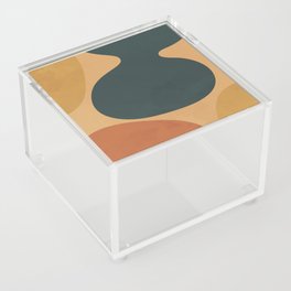 Nordic Earth Tones - Abstract Shapes 2 Acrylic Box