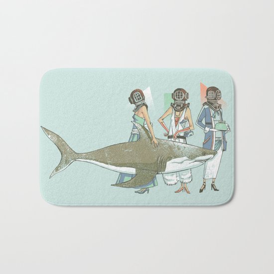 In Oceanic Fashion Bath Mat