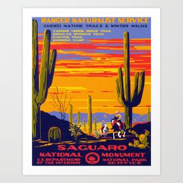 Saguaro NP Art Print