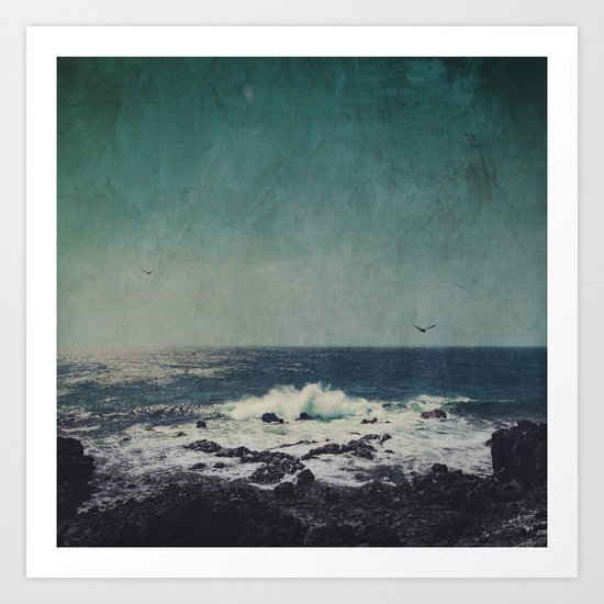 emerAld oceAn Art Print
