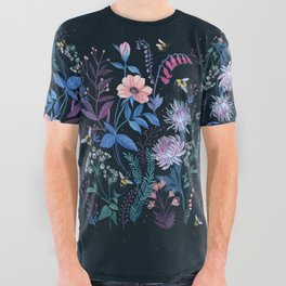 Bees Garden All Over Graphic Tee