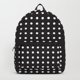 Process Black and White Polka Dot Backpack