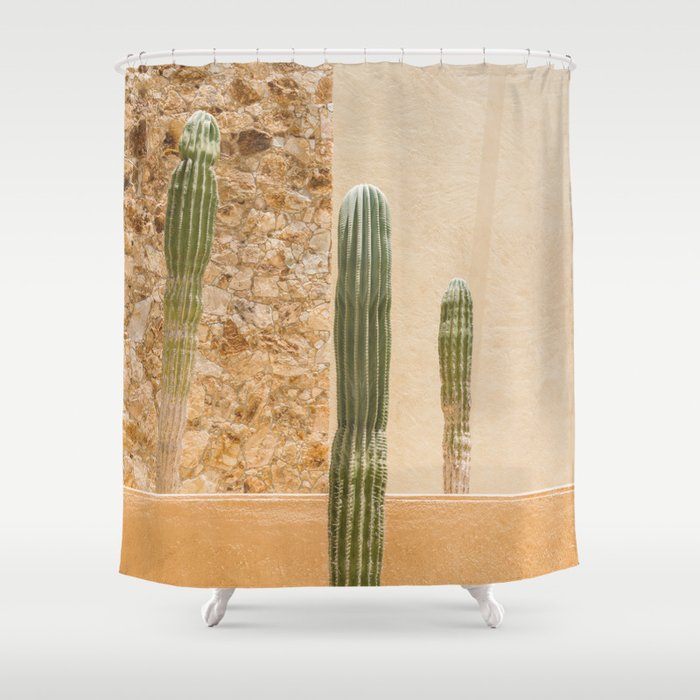 Abstract Cactus Shower Curtain By Bethanyyoung Society6