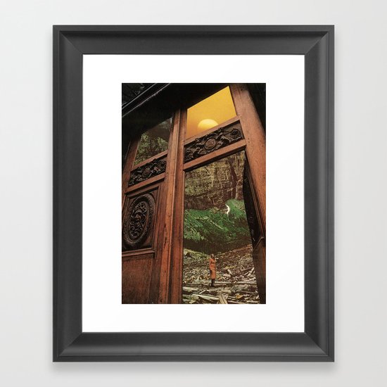 back to nature Framed Art Print