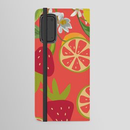 Summer Fruits And Flowers Android Wallet Case