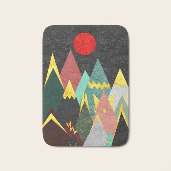 Golden World Bath Mat