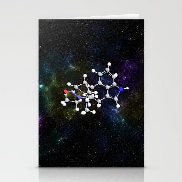 LSD Molecule Stationery Cards