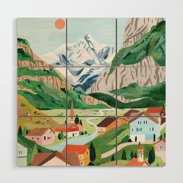 Grindelwald Switzerland Wood Wall Art