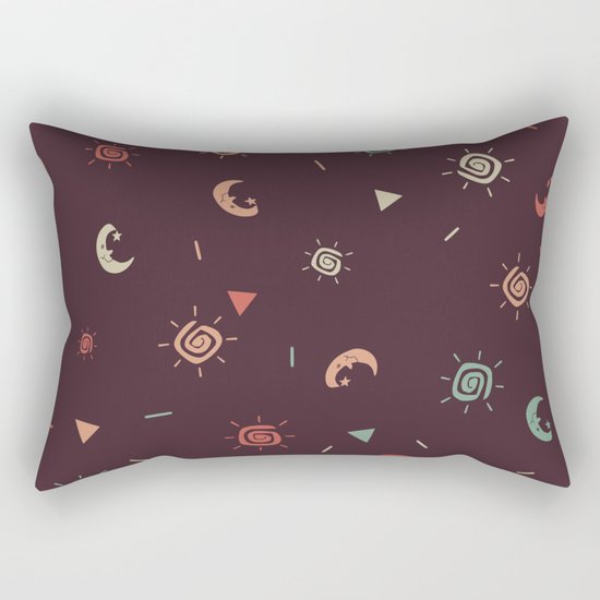 Day and night Rectangular Pillow