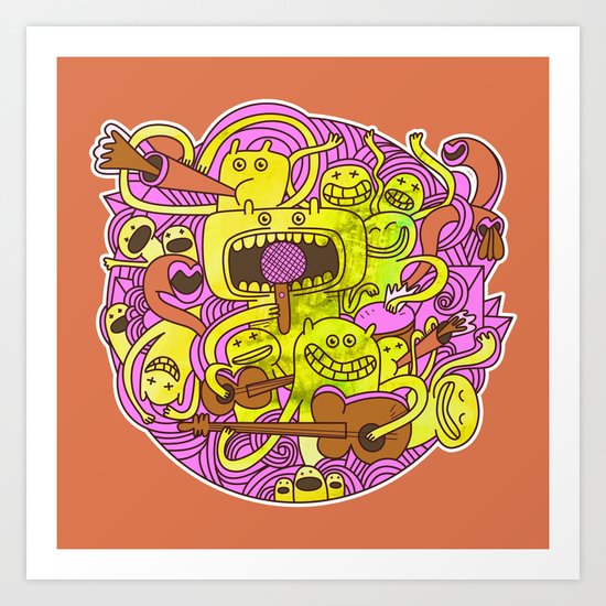 Musicians Art Print