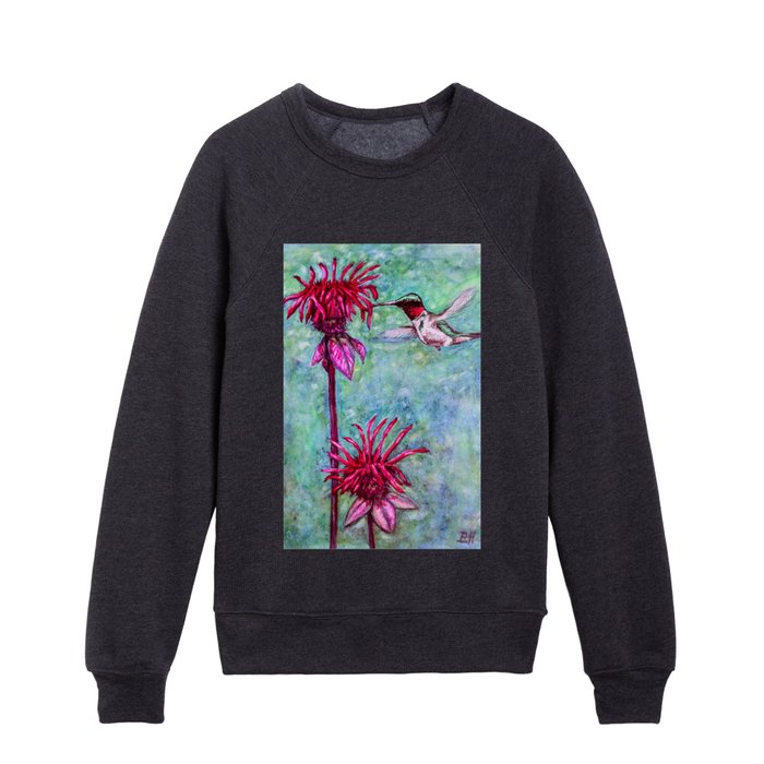 Hummingbird in Flight Kids Crewneck