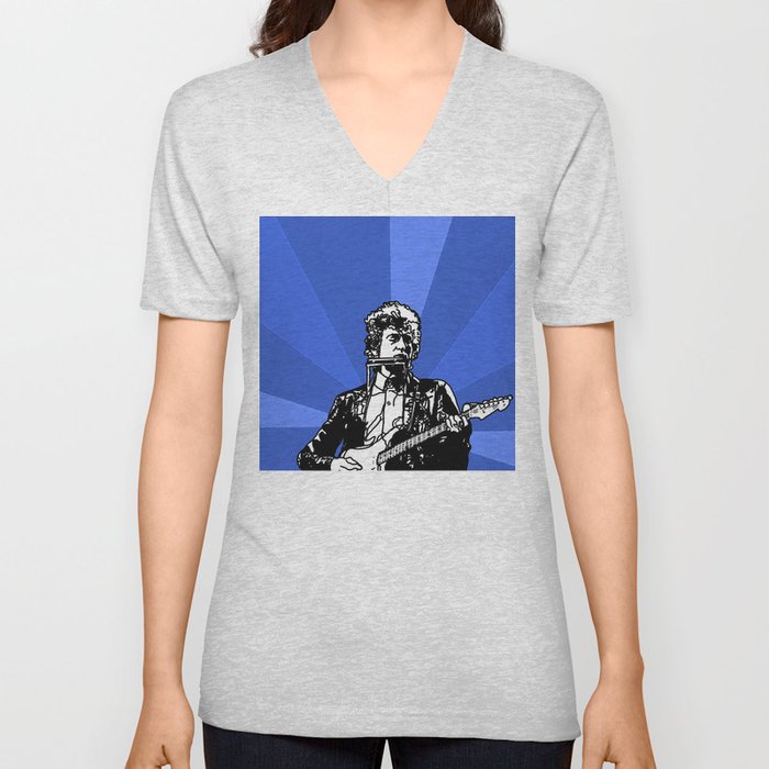 Bob Dylan - Maggies Farm (2016) V Neck T Shirt