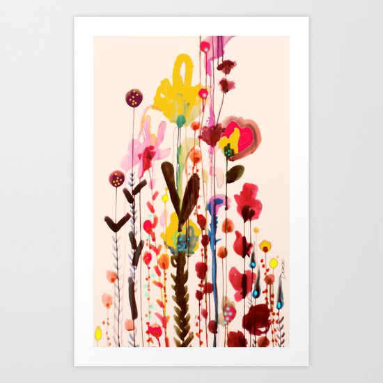 viva glow Art Print