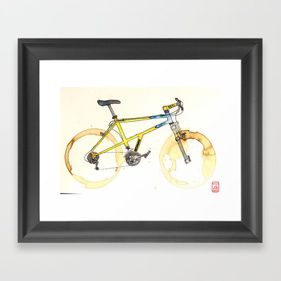 Coffee Wheels #15 Framed Art Print