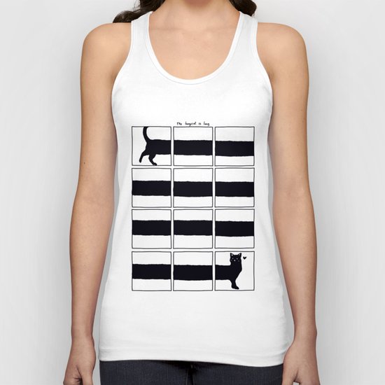 The Longcat is long Unisex Tank Top