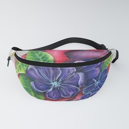 Torn Heart, flowers medical Fanny Pack